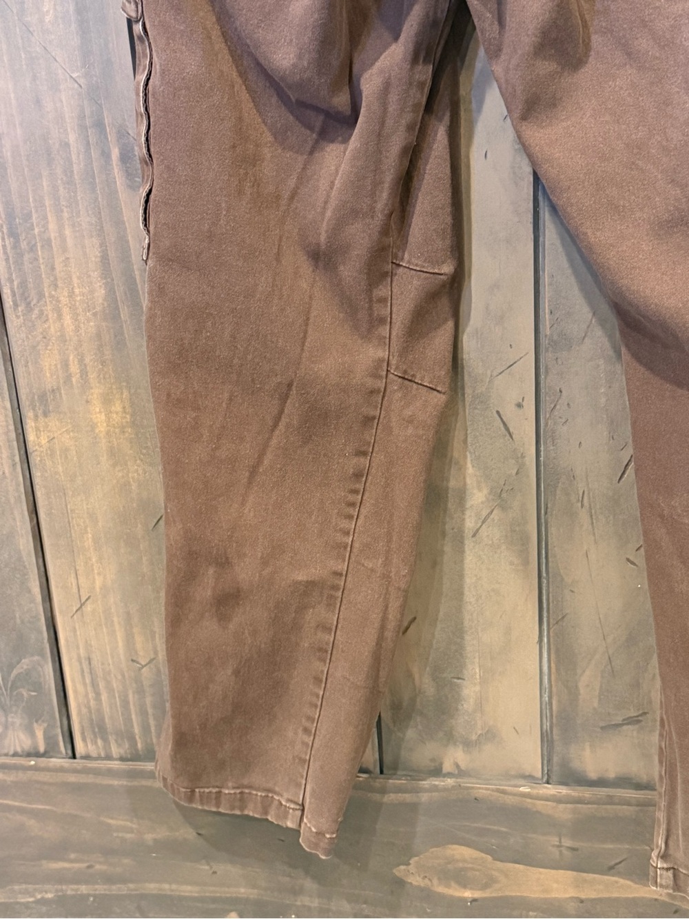 Young LA Men's Cargo Pants - Brown - Picture 3 of 4